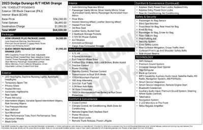 2023 Dodge Durango Hemi Orange AWD