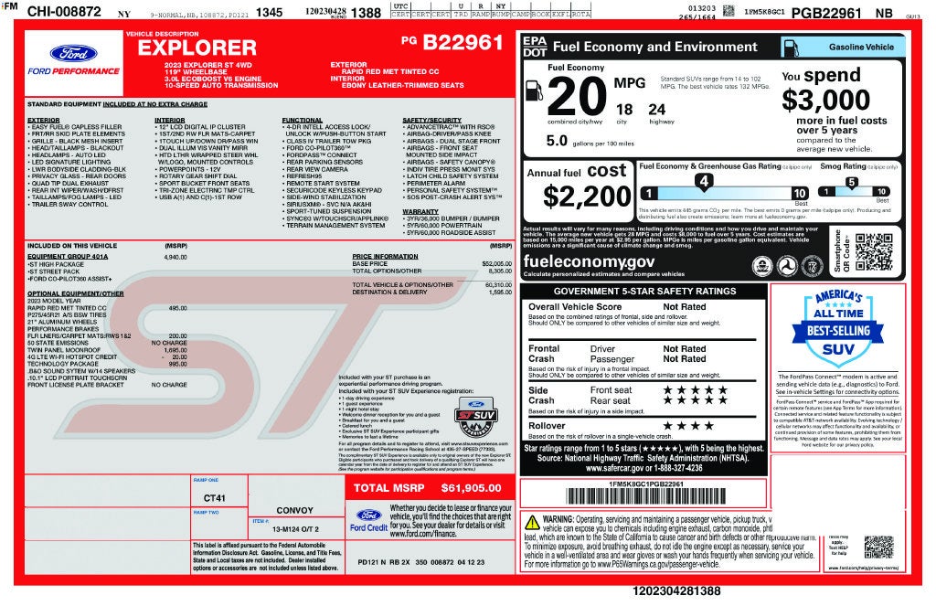 2023 Ford Explorer ST