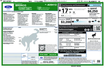 2024 Ford Bronco Black Diamond