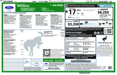 2024 Ford Bronco Black Diamond