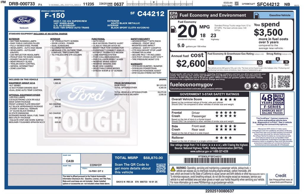 2025 Ford F-150 XLT