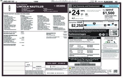2024 Lincoln Nautilus Reserve